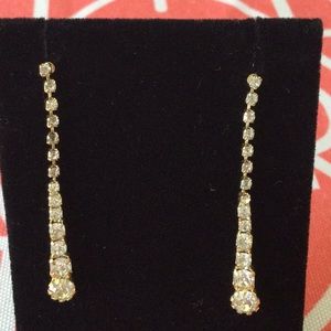Rhinestone earrings